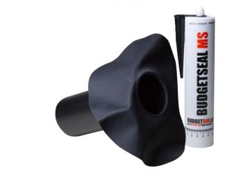 Onderuitloop 120(110mm) met kit (p/st.)