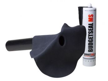 Onderuitloop 50mm met kit (p/st.)